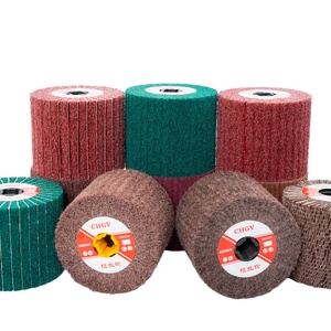 Fourniture d'usine : Roue de <span class=keywords><strong>brosse</strong></span> métallique non tissée 120x100 pour le brossage et la finition des surfaces métalliques - Product Image 5