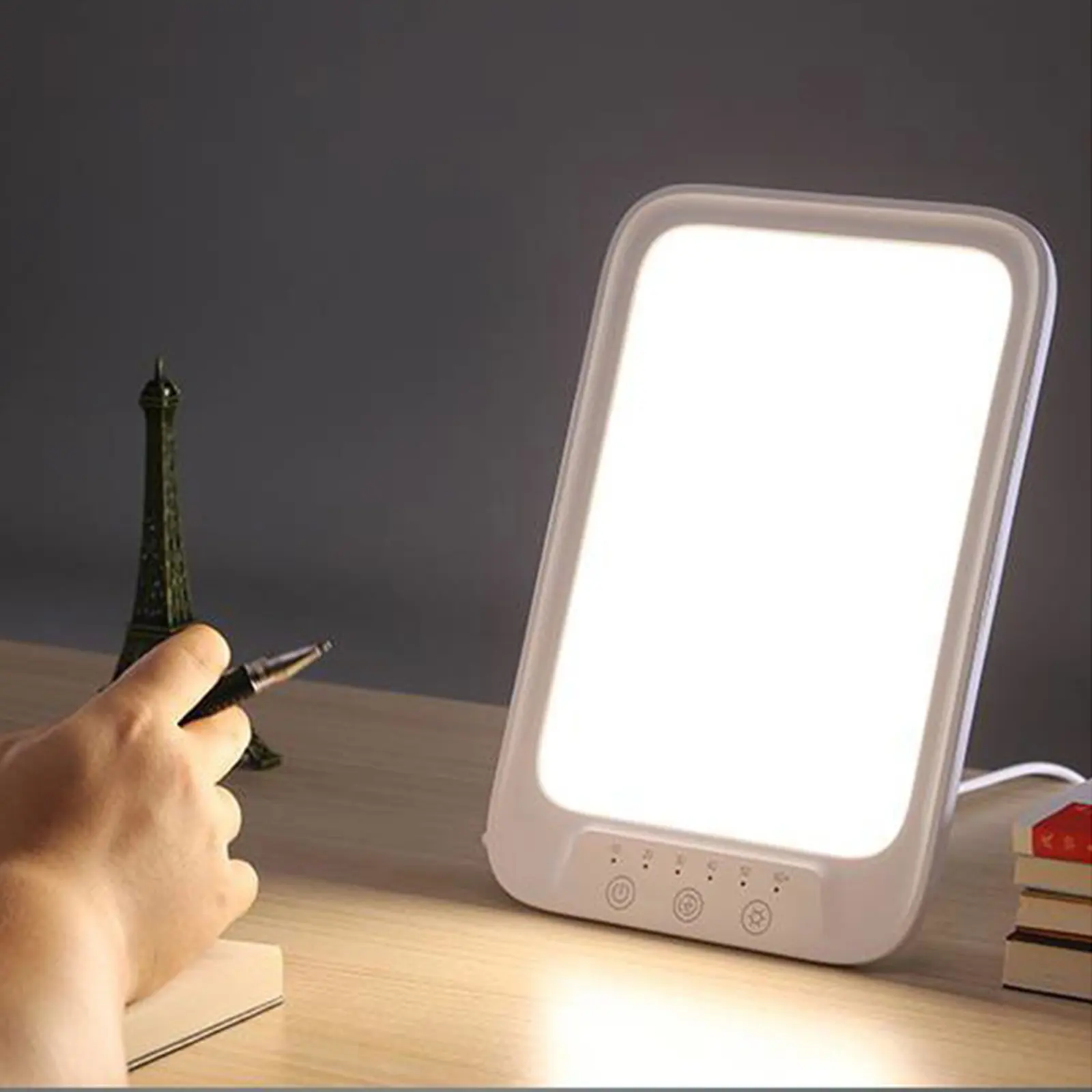 new design modern children reading led desk lamp touch Control light daylight therapy lamp