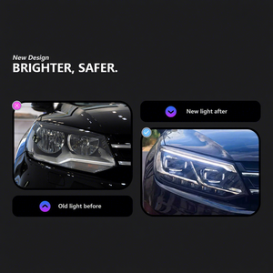 Kit de modification de phares pour 2011-2015 : Lentille laser LED, feux de jour et clignotants séquentiels à LED, améliorant la visibilité - Product Image 2