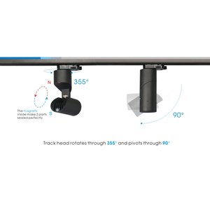 Système de <span class=keywords><strong>rail</strong></span> en aluminium intelligent à aimant encastré moderne de haute qualité 30w 24V 48V éclairage de piste Led linéaire - Product Image 5