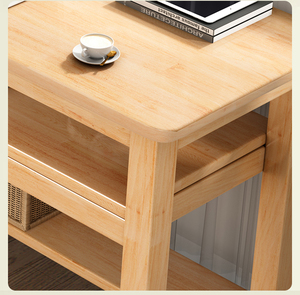 Gỗ rắn rất hẹp Bàn Máy Tính rộng 40/45cm bàn đơn giản căn hộ nhỏ phòng ngủ sinh viên bàn tường - Product Image 4