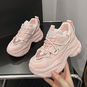 Chaussures décontractées à plateforme avec strass pour femme, modèle 2025, baskets tendance pour femme - Product Image 2