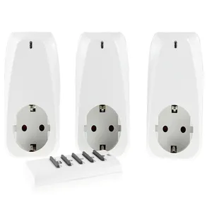 Smart Home RF 433mHz Radio Controlled Remote Control Wall Smart Plug Socket