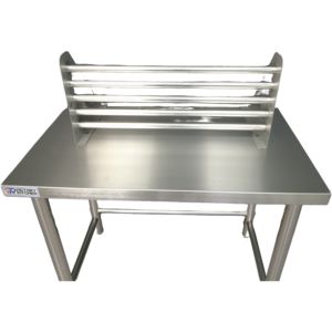 Support mural écologique en laiton en acier inoxydable 304 réglable de Victory Kitchen Hôtel de conception de tube circulaire industriel moderne - Product Image 4