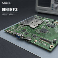 Carte de circuit électronique d'affichage Lierxin pour moniteur, applications OEM