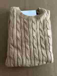 Áo len dệt kim cổ tròn ôm sát ấm áp có logo thêu mới dành cho nam và nữ - Product Image 4