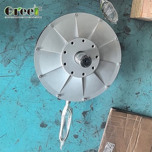 Générateur à flux axial sans noyau de 1 à 100 kW, conception compacte en disque, bobine à haut rendement réduisant les pertes, énergie verte stable - Product Image 1