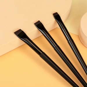 Cepillo plano <span class=keywords><strong>para</strong></span> <span class=keywords><strong>cejas</strong></span> con tinte <span class=keywords><strong>de</strong></span> labios, mango blanco <span class=keywords><strong>de</strong></span> alta calidad, pelo ultrafino, corte perfecto, pequeño cepillo <span class=keywords><strong>de</strong></span> maquillaje, cepillo <span class=keywords><strong>corrector</strong></span> plano - Product Image 3