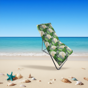 TUMBONA 55*120*8CM-3 Tapis de plage en coton et éponge entrelacés, articles de bain - Product Image 3