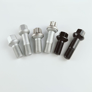 Boulon de moyeu de roue en acier au carbone <span class=keywords><strong>voiture</strong></span> Auto boulon de roue de moyeu moleté à haute résistance 10.9 Grade Hex 17 boulon de roue en zinc - Product Image 2