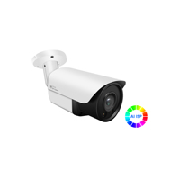 Caméra de sécurité IP POE extérieure couleur 5MP avec IA et ISP, vision nocturne ultra-faible luminosité 1/1.8'', objectif à grande ouverture 2.8mm F1.0 et audio bidirectionnel