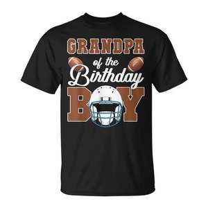 T-shirt assorti pour la famille, pour le fête de football du petit gamin, grand-père du gamin d'anniversaire - Product Image 1