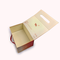 Nouvelle boîte-cadeau de luxe, emballage créatif, boîte à rabat magnétique, boîte-cadeau à main, boîte-cadeau personnalisée avec logo imprimé