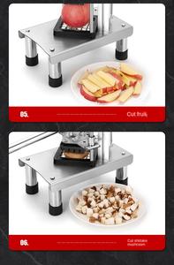 Cortadora de patatas fritas para uso doméstico, cortadora de patatas fritas, cortadora de verduras para el hogar, picadora de patatas en el escritorio montada en la pared - Product Image 4