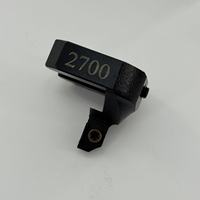 Porte-embout de coupe 11 mm d'épaisseur, modèle 2700, revêtement noir, acier inoxydable pour outils de siège de soupape de tour CNC