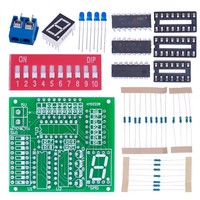 Kit d'Entraînement et d'Enseignement de Soudure de Circuits LED à 7 Segments, Encodeur 10 Bits, Affichage de Codage/Décodage de Circuit Logique 5V DV