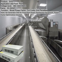Générateur de var statiques (SVG) pour équipement de distribution d'énergie dans les usines alimentaires, solution d'optimisation du facteur de puissance