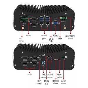 PC industrial sin ventilador BKHD Intel i5 1135G7 i7 1165G7 con 2 LAN, 6 COM, RS485, GPIO, amplio voltaje y miniordenador. - Product Image 4