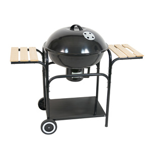 Apple Grill Charcoal Barbecue 22 Inch With Lid Trolley Multifunctional Outdoor BBQ Grill - Product Image 3