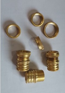 Sisipan berulir Knurled M160 kualitas tinggi kustom mur sisipan <span class=keywords><strong>Fitting</strong></span> benang kuningan sisipan kuningan - Product Image 5