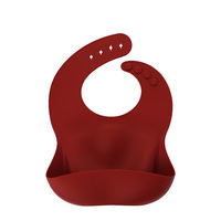 En stock : Bavoir en silicone de qualité alimentaire, imperméable et sans lavage ; Bavoir jetable pour bébé en silicone ; Bavoir anti-salive pour bébé