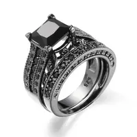 Посеребренное кольцо с белым ночным бриллиантом, черным ониксом, квадратное мужское кольцо, драгоценные камни, ювелирные изделия для папы, мужские Подарки для него