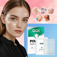 Patchs hydratants anti-acné QQE au thé vert, 48 pièces, traitement de l'acné du visage, couvre les boutons et les imperfections