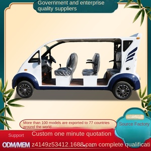 <span class=keywords><strong>Voiture</strong></span> de <span class=keywords><strong>patrouille</strong></span> semi-fermée à trois rangées et 8 places, non motorisée, pour le tourisme, personnalisable, pour les aéroports, les services de sécurité des biens - Product Image 2