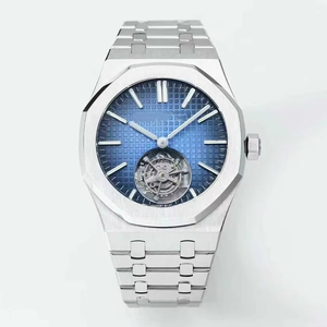 Sang Trọng Chất Lượng Tốt Nhất Không Thấm Nước Đồng Hồ Cơ Khí 41Mm Bbs Nhà Máy 2950 Tourbillon Tự Động Phong Trào Audemars Khói Đồng Hồ Màu Xanh - Product Image 1