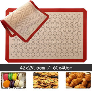 Antiadhésif <span class=keywords><strong>Macaron</strong></span> tapis <span class=keywords><strong>de</strong></span> cuisson Silicone Pad four <span class=keywords><strong>feuille</strong></span> doublure Cookie pain Biscuits cuisson pâtisserie outil grande taille tapis <span class=keywords><strong>de</strong></span> pâte à rouler - Product Image 2