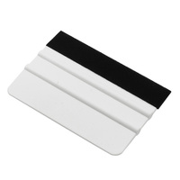 Raclette en feutre suédé pour l'application de films de protection automobile, accessoires pour vitres et outils de découpe de film de carrosserie avec raclette carrée