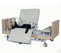 Lit médical électrique réglable pour soins à domicile avec élévateur de transfert de patient intégré pour utilisateurs handicapés