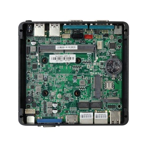 มินิพีซี Celeron J6412 Quad Core Quad Thread 6USB พร้อมพอร์ต VGA HD PCIE/SATA หน่วยความจำ 16GB คอมพิวเตอร์พกพาไร้พัดลม H30 2LAN 6USB มินิ - Product Image 6