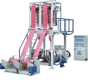 Tốc độ cao phân hủy sinh học HDPE <span class=keywords><strong>LDPE</strong></span> Túi mua sắm túi rác đôi chết phim thổi máy đùn - Product Image 1