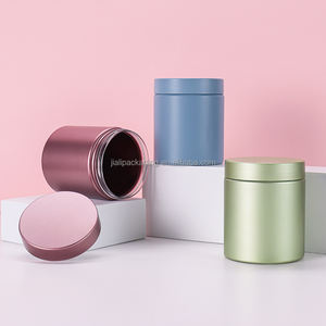 Pot cosmétique en plastique givré rose personnalisé avec couvercles pour soins de la peau Pots de crème écologique à large bouche de 200ml pour <span class=keywords><strong>cosmétiques</strong></span> - Product Image 4