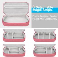 Bolsa de Viaje para Electrónicos con Logotipo Personalizado, Resistente a Impactos y al Agua, para Almacenamiento de Cargador de Laptop, Ratón, Cable USB