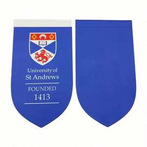 Drapeaux triangulaires en feutre personnalisés avec impression de logo, bannières durables, impression par sublimation, drapeaux en feutre brodés vierges personnalisés - Product Image 5