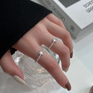 S925 Sterling <b>Silver</b> Heart Shaped Open <b>Ring</b> For Women Everyday Wear <b>Plain</b> <b>Ring</b> Jewelry - Product Image 4