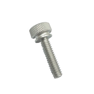 1/4 -20 4-40 6-32 10-32 laiton aluminium caméra tête moletée captive main serrer la vis de serrage pour tôle - Product Image 2