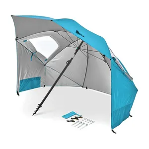 PF 50+ Umbrella Shelter for Sun and Rain Protection beach umbrella fishing umbrella