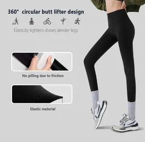 Leggings morbidi burrosi in nylon spandex personalizzati sport donna licras de mujer conjuntos de fitness gym para mulheres leggings