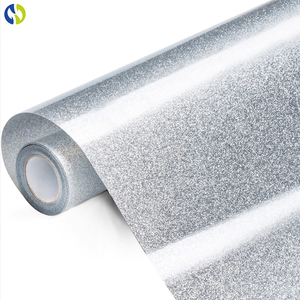 Vinyle <span class=keywords><strong>thermocollant</strong></span> pailleté multicolore JIANAN Easy-Cut pour t-shirts, compatible <span class=keywords><strong>CRICUT</strong></span>, vinyle PU <span class=keywords><strong>thermocollant</strong></span> à pelage à froid - Product Image 2