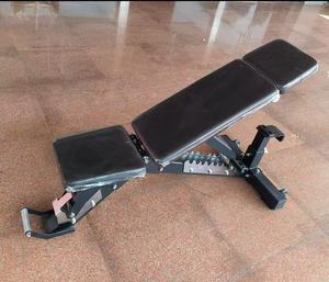 Banc de musculation plat professionnel MMD pour salle de sport, banc inclinable et déclinable pour haltères, banc réglable pour abdominaux - Product Image 3