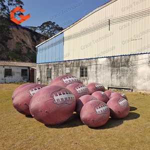 Globo Publicitario Gigante Inflable con Forma <span class=keywords><strong>de</strong></span> Balón <span class=keywords><strong>de</strong></span> Rugby, Fútbol Americano y Fútbol para Eventos Deportivos - Product Image 3