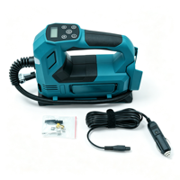 Pompe à air sans fil 18V, gonfleur électrique portable, compresseur d'air rechargeable pour pneus, ballons et articles gonflables