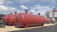 Réservoir de stockage de GPL enterré souterrain, réservoir sous pression horizontal pour station-service et approvisionnement en gaz industriel