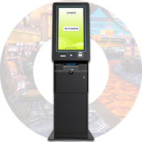 UNISPOT UAM-S02 ATM Kiosk 1 Yıllık Garantili Bilet Bozma Terminal Sistemi Oyun Tahtası İngilizce Çelik Dokunmatik Ekran Windows 10/11