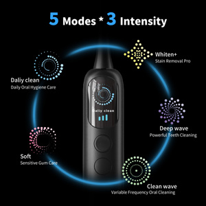 מברשת שיניים חשמלית מברשת שיניים חכמה, חיישן px8 עמיד למים שיניים הלבנת שיניים חשמלית - Product Image 4