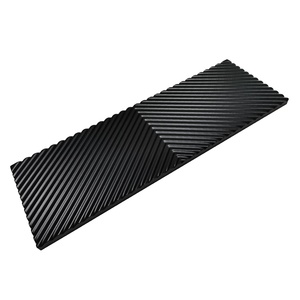 Portes d'armoires de cuisine en bois laminé PVC sculptées en 3D Offre Spéciale Portes d'armoires de cuisine coulissantes - Product Image 2