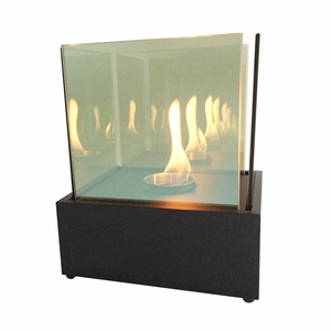 <span class=keywords><strong>Set</strong></span> Accessorio per Caminetto a Bioetanolo <span class=keywords><strong>da</strong></span> Tavolo Decorativo Classico in Ferro con Finitura Verniciata a Polvere - Product Image 2
